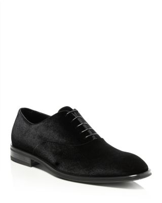 BOSS - Men's Derrek Velvet Formal Lace Up Shoes