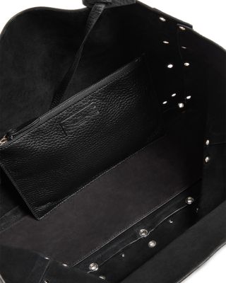 Nellc&ocirc;te Medium Shopping Tote Bag in Grainy Leather