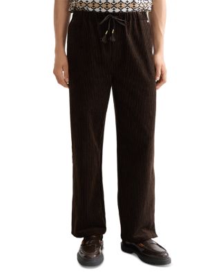 Jacquard Drawstring Jogger Pants