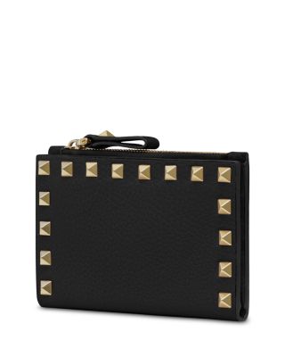 Rockstud Zip Card Case