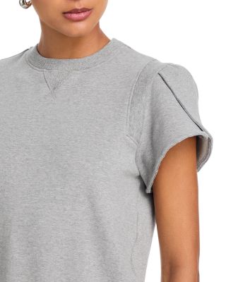 French Terry Tulip Sleeve Top