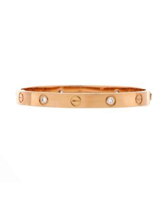  Love 4 Diamond Bracelet 18K Rose Gold with Diamonds