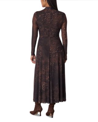 Spotted Animal Mesh Dress