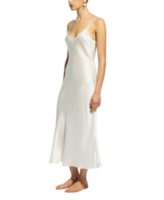 Silk Long V Neck Nite