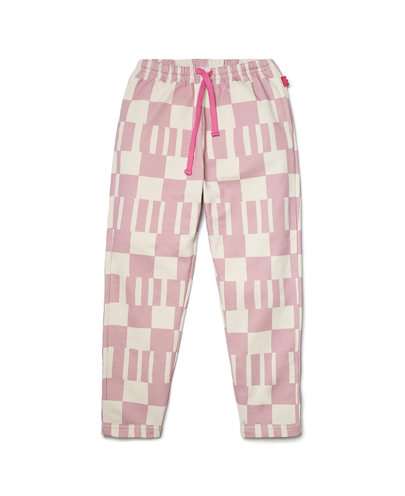 Mon Coeur Unisex Recycled Cotton Jogger - Little Kid, Big Kid In Pink