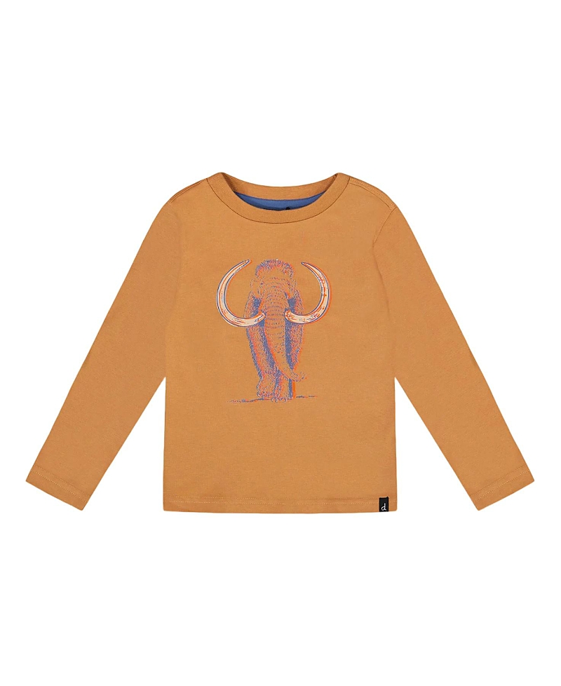 Deux Par Deux Boys' Organic Cotton Long Sleeve T-shirt - Baby In Yellow