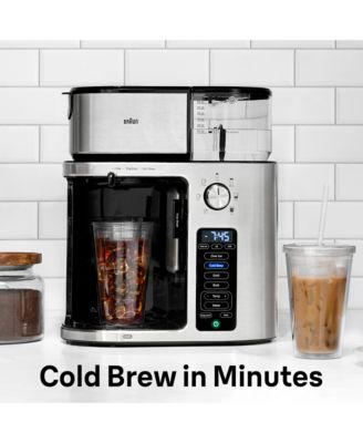 Braun MultiServe Plus 10- Cup Drip Coffee Maker with Cold Brew