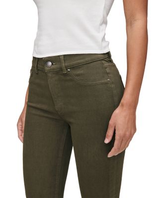 Mara Mid Rise Instasculpt™ Ankle Straight Jeans in Trellis