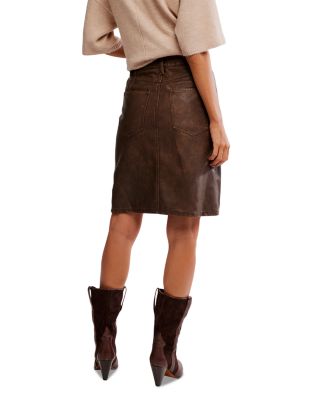 Sycamore Faux Leather Skirt