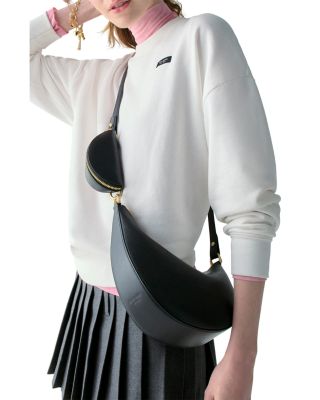 Duo Pebbled Leather Crossbody