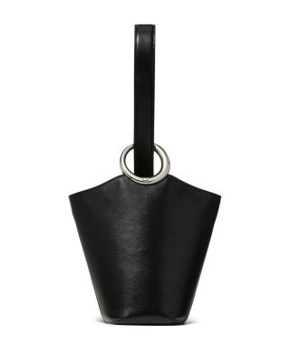 Halo Mini Leather Bucket Bag