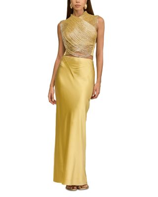 Haisley Beaded Draped Top