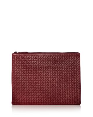Interlaced Leather Pochette