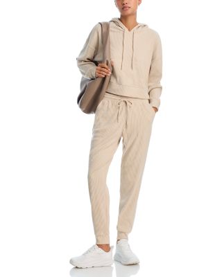 Brushed Rib Crop Hoodie - Exclusive