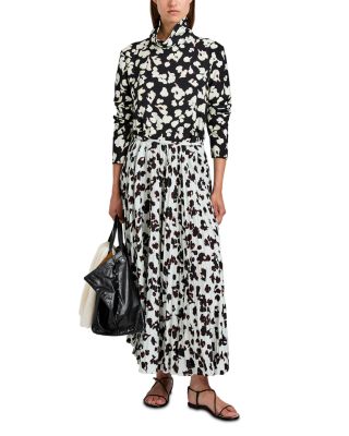 Runa Floral Print Maxi Skirt