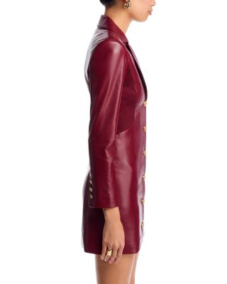 Michelle Faux Leather Dress