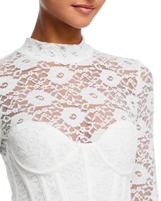 Carmen Lace Corset Midi Dress