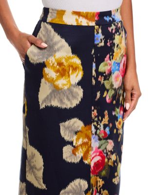 Floral High Waisted Maxi Skirt