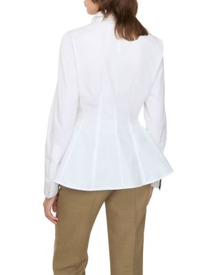 Eliza Slim Fit Cotton Poplin Shirt