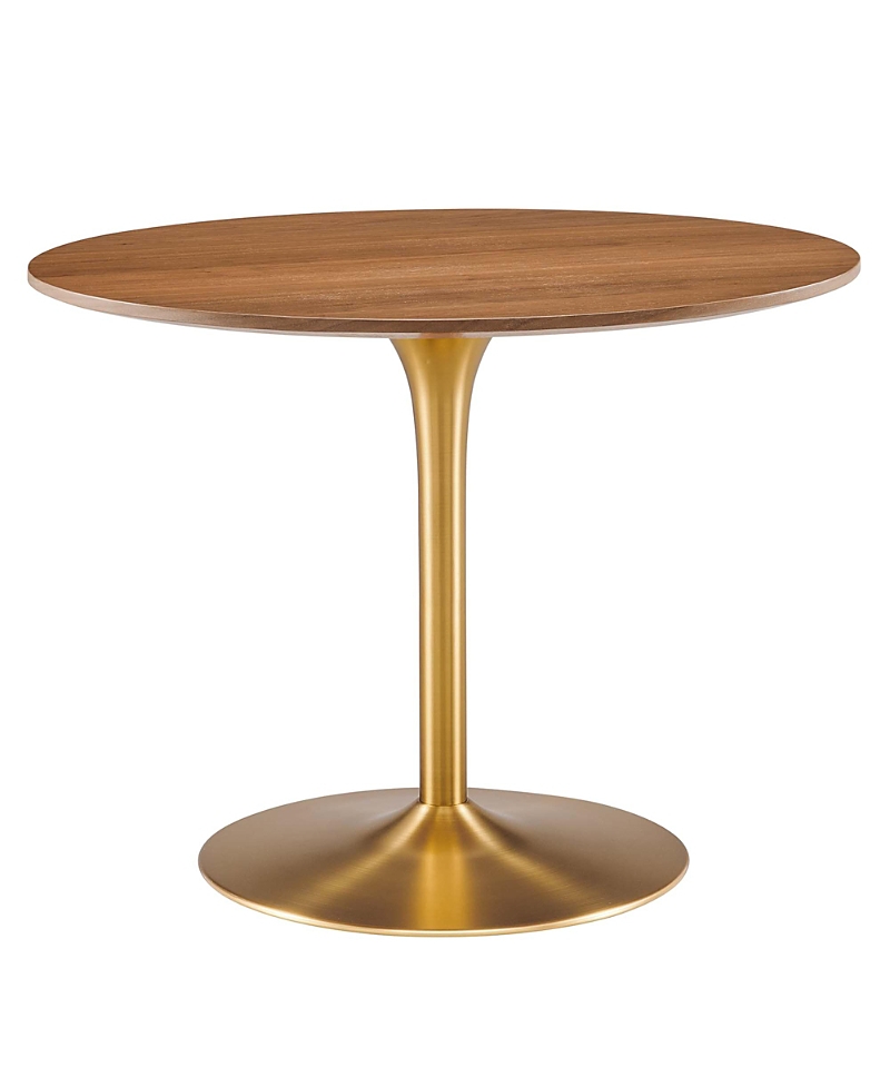 Modway Amuse 40" Dining Table In Gold