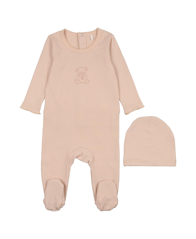 Pouf Unisex Vintage Bear Footie - Baby In Brown