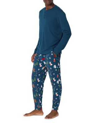 Long Sleeve Henley Pajama Set - Exclusive
