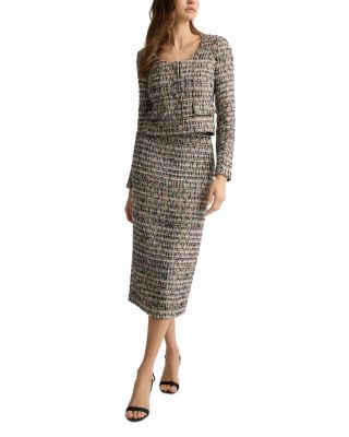 Iridescent Multi Tweed Jacket