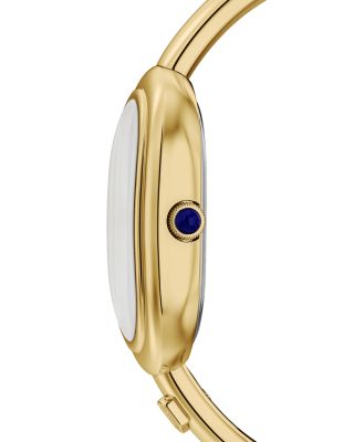Sloan Three-Hand Gold-Tone Stainless Steel Bangle Watch, 25mm x 36mm