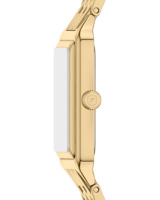 Raquel Three-Hand Gold-Tone Stainless Steel Watch, 23mm x 38mm