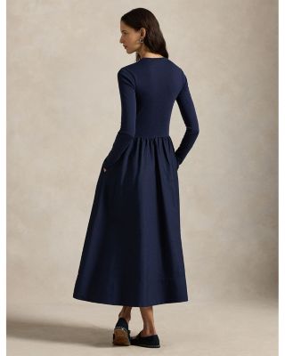 Cotton Long Sleeve Dress