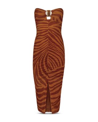 Sundown Suzane Strapless Midi Dress