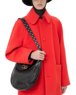 Hoboho Chevron VLogo Hobo Shoulder Bag