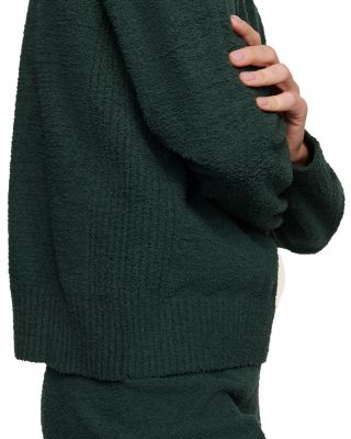 Boucle Crewneck Pullover Sweatshirt