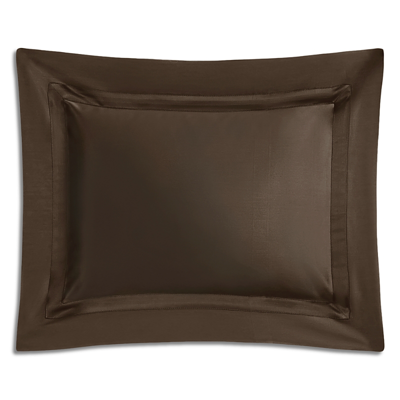 Matouk Nocturne Sateen Boudoir Sham In Brown