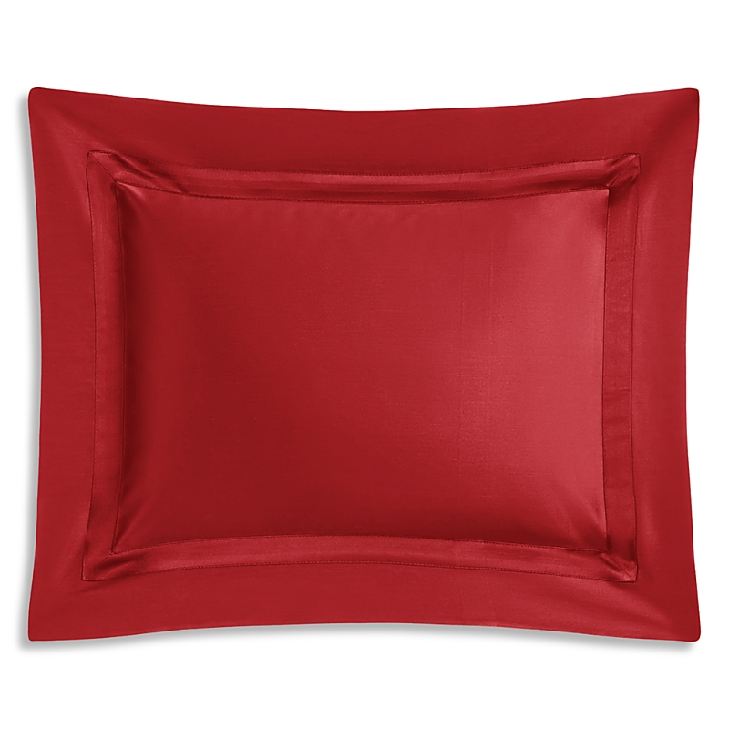 Matouk Nocturne Sateen Boudoir Sham In Red