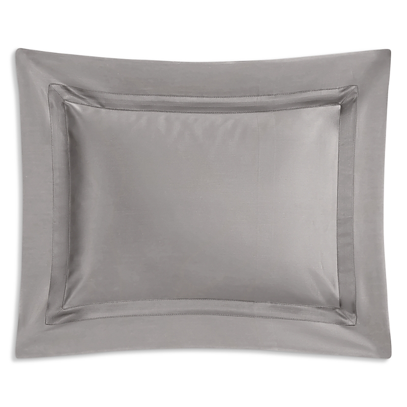 Matouk Nocturne Sateen Boudoir Sham In Gray