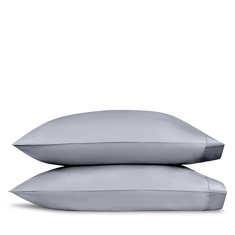 Matouk Milano Hemstitch Standard Pillowcase, Pair In Gray