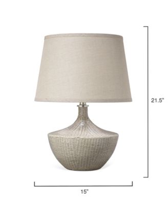 Basketweave Table Lamp