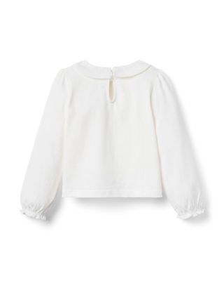  Girls' Bow Collared Top - Baby, Little Kid, Big Kid