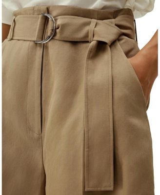  Chic Silk-Linen Blend Bermuda Shorts