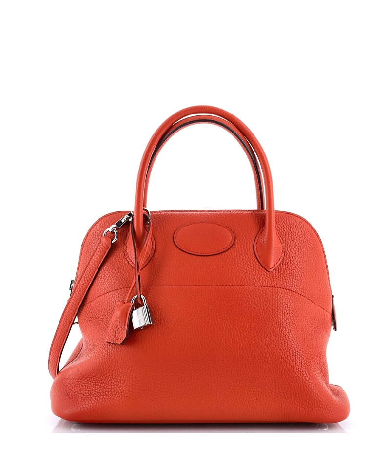 Click to view more detailed imagery on our partner's website Pre-owned Pre-owned Hermes Hermes 31 Bolide Bag Clemence In Orange
