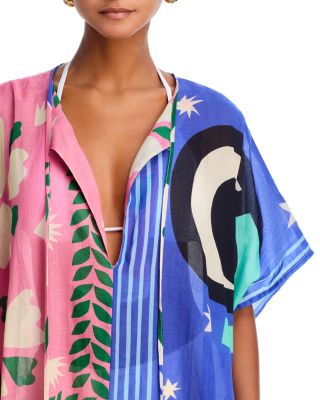Summer Escape Caftan Swim Cover-Up 