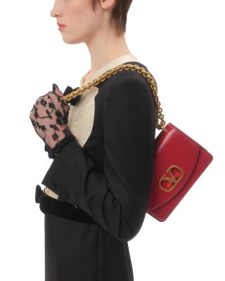 Small VLogo Vain Shoulder Bag