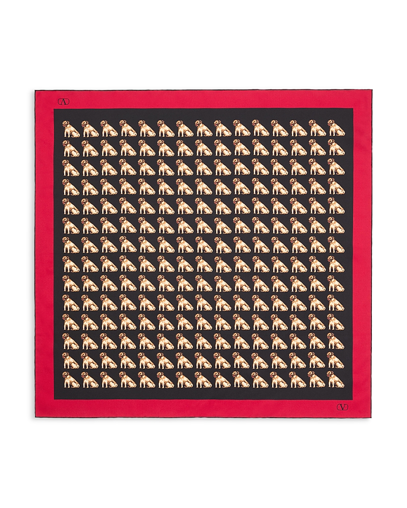 Valentino Silk Foulard In Multi