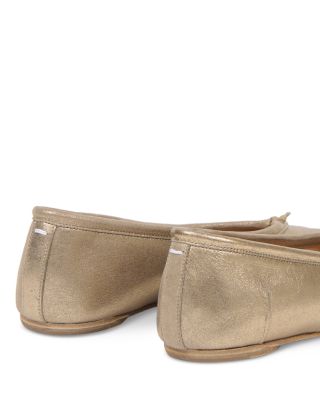 Women&#39;s Tabi Leather Ballerina Flats