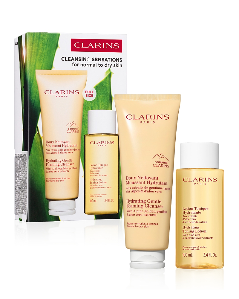 Clarins Hydrating Cleansing Skincare Set ($48 Value)