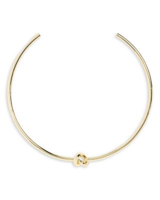 Knotted Structured Collar Necklace, 4.75&amp;quot; 