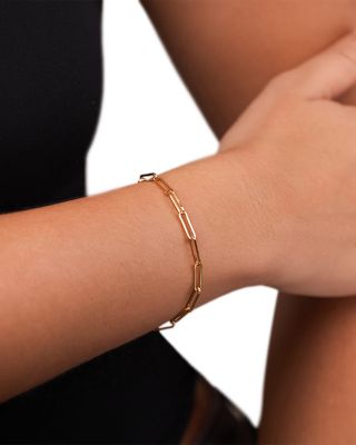 Bold Paperclip Chain Bracelet 