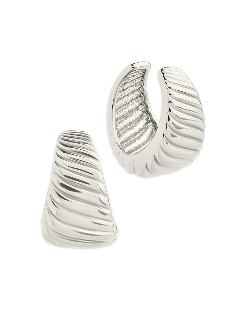 Sterling Forever Beth Twisted Ear Cuffs