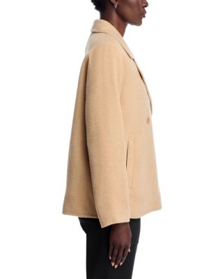 Wool Double Breasted Trench Jacket